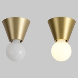 Φωτιστικό οροφής Nordic Brass Mini Flush Mount