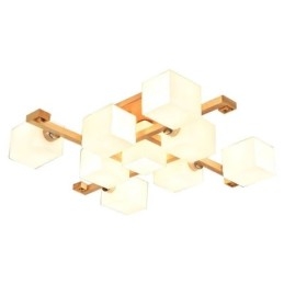 Φωτιστικό οροφής Nordic Flush Mount Creative ζεστό φωτιστικό από μασίφ ξύλο