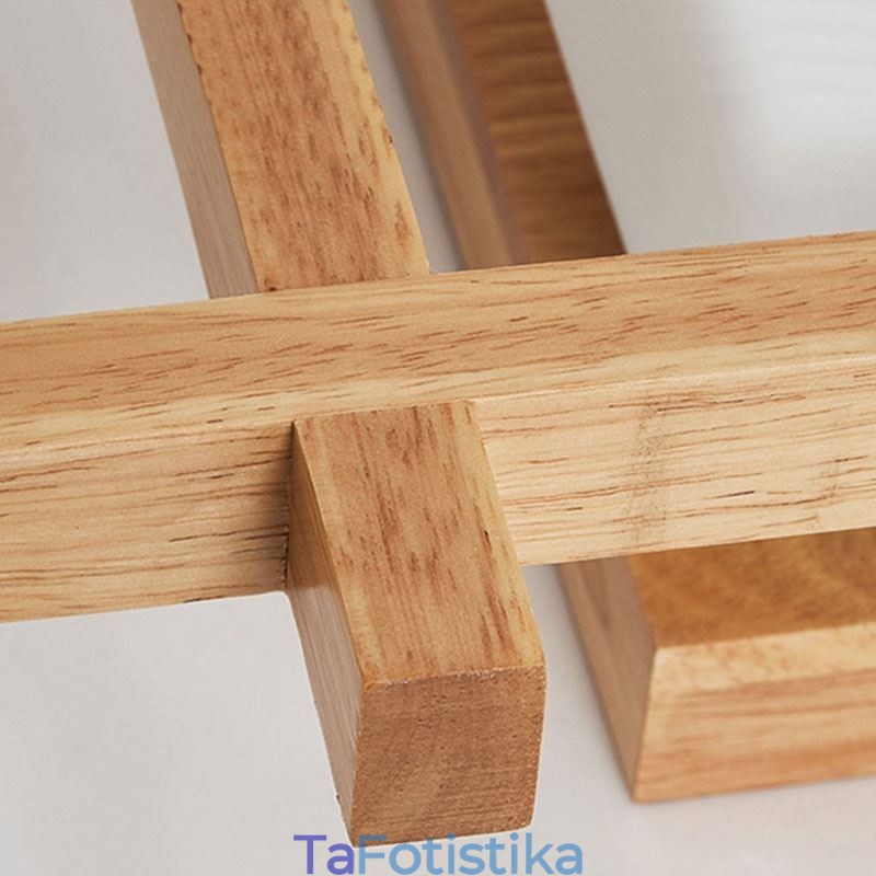 Φωτιστικό οροφής Nordic Square Grid Flush Mount Φωτιστικό από καουτσούκ από ξύλο
