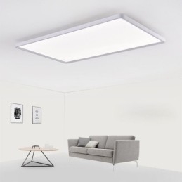 Φωτιστικό Nordic Panel Flush Mount Super Thin Lamp Λευκό φωτιστικό οροφής
