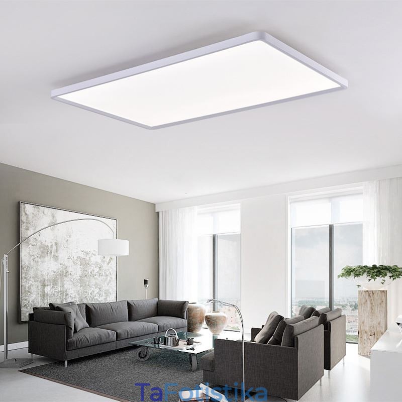 Φωτιστικό Nordic Panel Flush Mount Super Thin Lamp Λευκό φωτιστικό οροφής