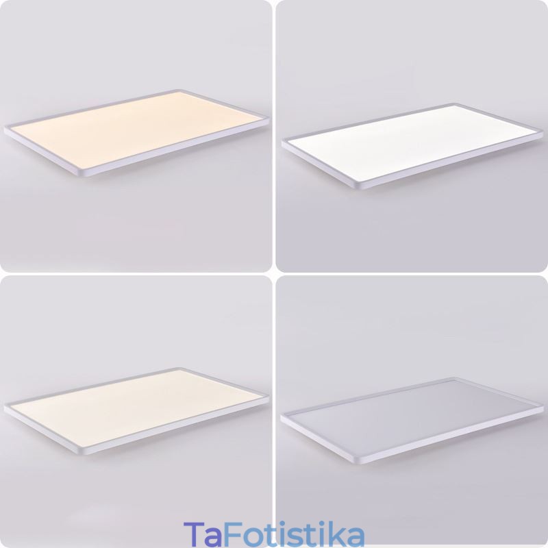 Φωτιστικό Nordic Panel Flush Mount Super Thin Lamp Λευκό φωτιστικό οροφής