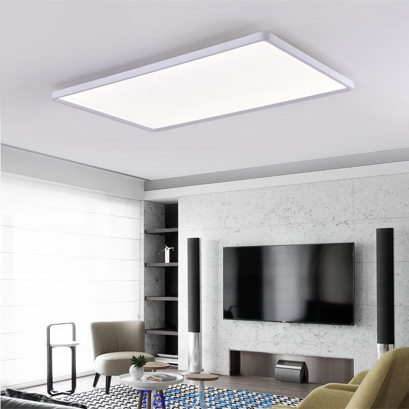Φωτιστικό Nordic Panel Flush Mount Super Thin Lamp Λευκό φωτιστικό οροφής