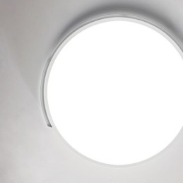 Μοντέρνο κυκλικό φωτιστικό οροφής, απλό, flush