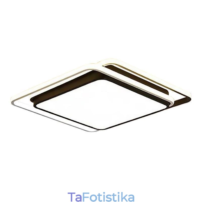 Μοντέρνο Simple Flush Mount γεωμετρικό φωτιστικό οροφής Φωτιστικό τετράγωνου πλαισίου