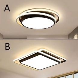 Μοντέρνο Simple Flush Mount γεωμετρικό φωτιστικό οροφής Φωτιστικό τετράγωνου πλαισίου