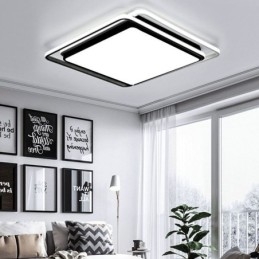 Μοντέρνο Simple Flush Mount γεωμετρικό φωτιστικό οροφής Φωτιστικό τετράγωνου πλαισίου