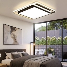 Μοντέρνο Simple Flush Mount γεωμετρικό φωτιστικό οροφής Φωτιστικό τετράγωνου πλαισίου