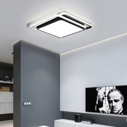 Μοντέρνο Simple Flush Mount γεωμετρικό φωτιστικό οροφής Φωτιστικό τετράγωνου πλαισίου