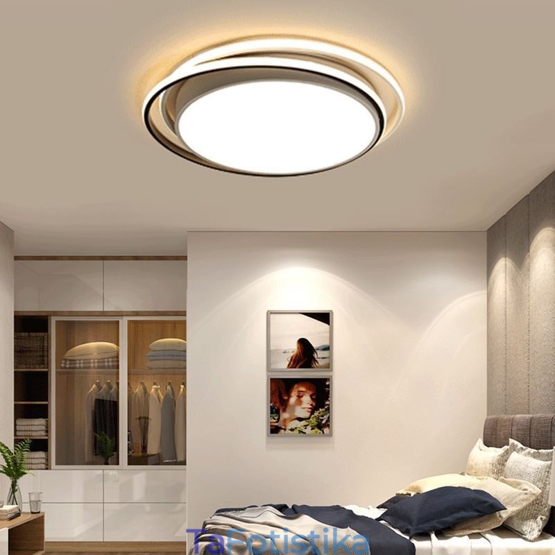 Μοντέρνο Simple Flush Mount γεωμετρικό φωτιστικό οροφής Φωτιστικό τετράγωνου πλαισίου