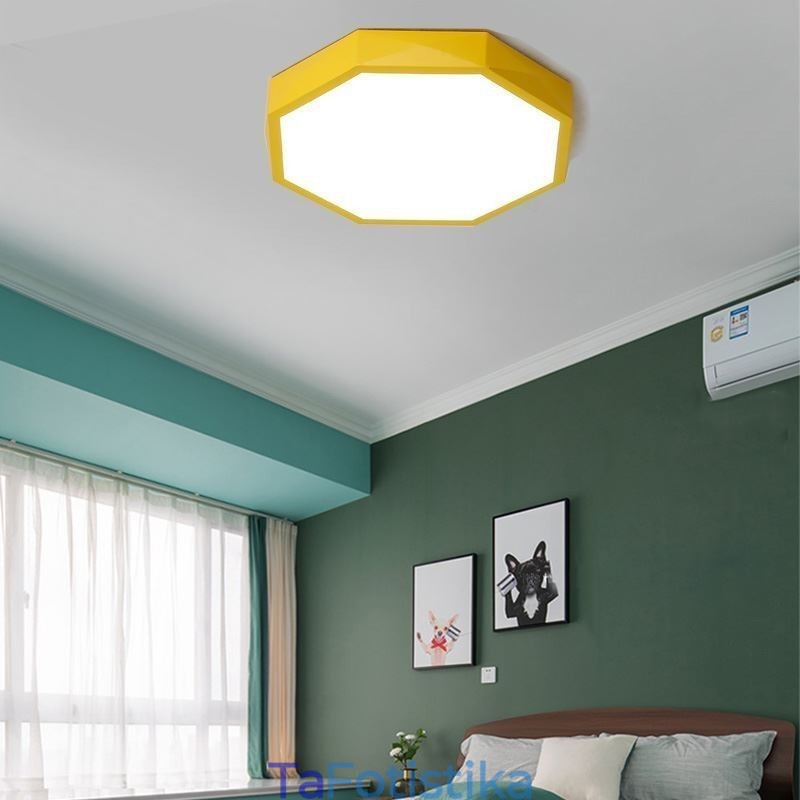 Μοντέρνο Flush Mount Ειδικό Εξάγωνο Φωτιστικό Οροφής Εξαιρετικά Λεπτό Φωτιστικό Λαμπτήρα