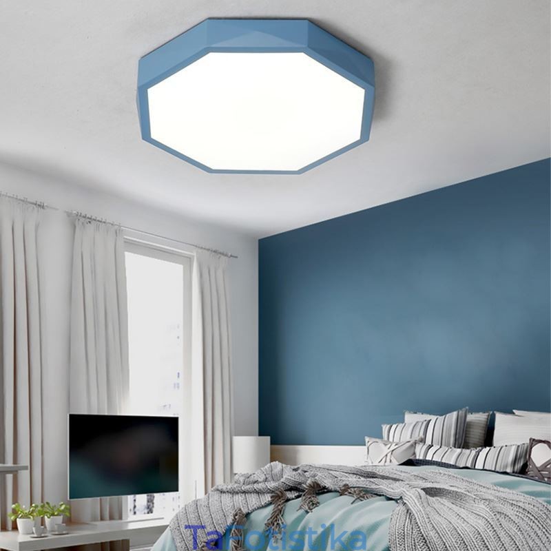 Μοντέρνο Flush Mount Ειδικό Εξάγωνο Φωτιστικό Οροφής Εξαιρετικά Λεπτό Φωτιστικό Λαμπτήρα