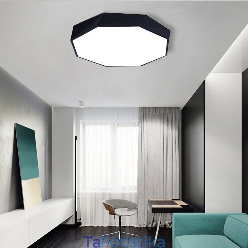 Μοντέρνο Flush Mount Ειδικό Οκτάγωνο Φωτιστικό Οροφής Εξαιρετικά Λεπτό Φωτιστικό Λαμπτήρα