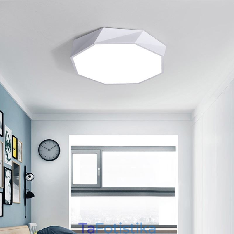 Μοντέρνο Flush Mount Ειδικό Οκτάγωνο Φωτιστικό Οροφής Εξαιρετικά Λεπτό Φωτιστικό Λαμπτήρα