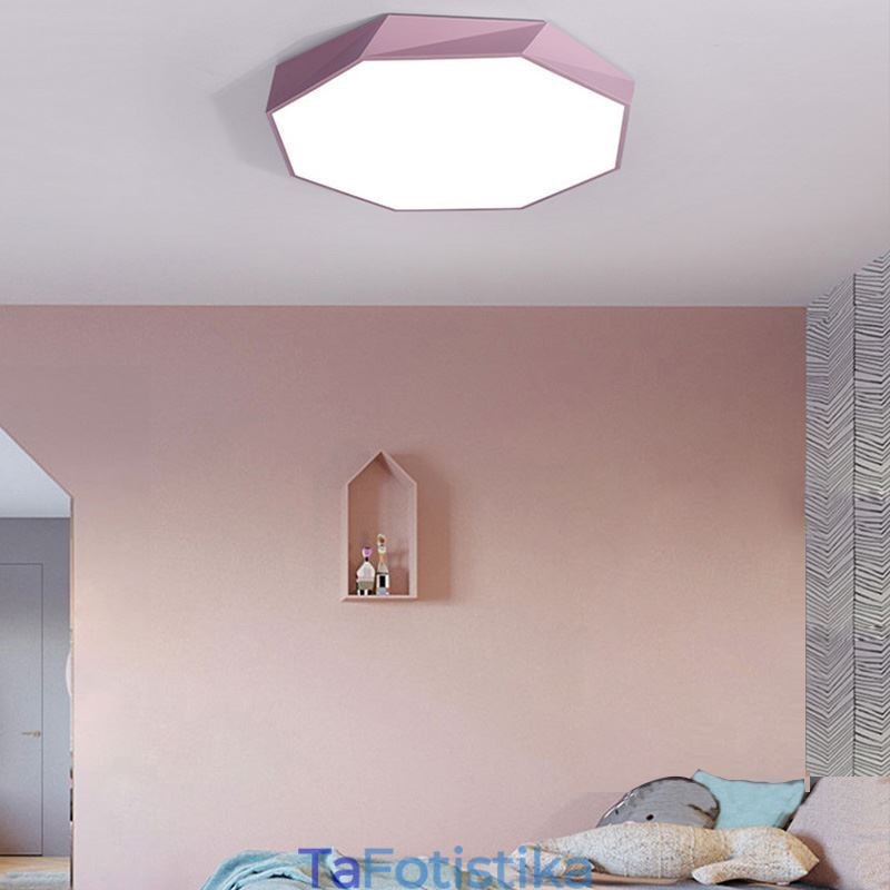 Μοντέρνο Flush Mount Ειδικό Οκτάγωνο Φωτιστικό Οροφής Εξαιρετικά Λεπτό Φωτιστικό Λαμπτήρα