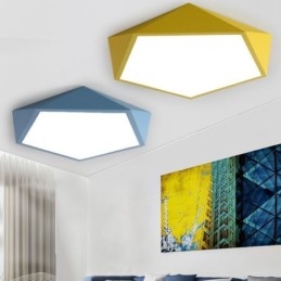 Φωτιστικό οροφής με μοντέρνο Flush Mount Diamond Design Εξαιρετικά λεπτό φωτιστικό σπιτιού