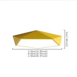 Φωτιστικό οροφής με μοντέρνο Flush Mount Diamond Design Εξαιρετικά λεπτό φωτιστικό σπιτιού
