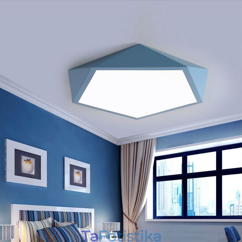 Φωτιστικό οροφής με μοντέρνο Flush Mount Diamond Design Εξαιρετικά λεπτό φωτιστικό σπιτιού