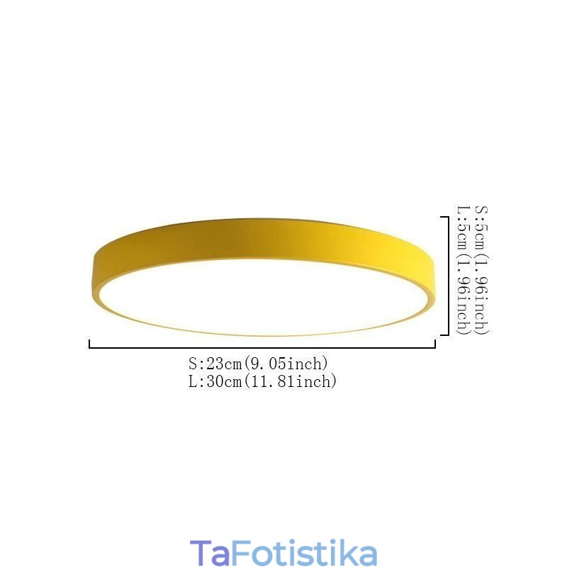 Μοντέρνο Flush Mount στρογγυλό φωτιστικό οροφής Εξαιρετικά λεπτό φωτιστικό σπιτιού