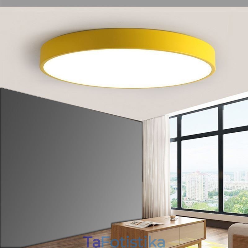Μοντέρνο Flush Mount στρογγυλό φωτιστικό οροφής Εξαιρετικά λεπτό φωτιστικό σπιτιού