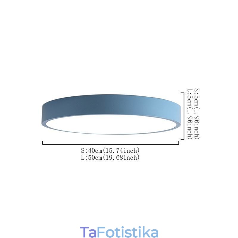 Σύγχρονο Flush Mount Εξαιρετικά Λεπτό Φωτιστικό Οροφής Στρογγυλό Φωτιστικό