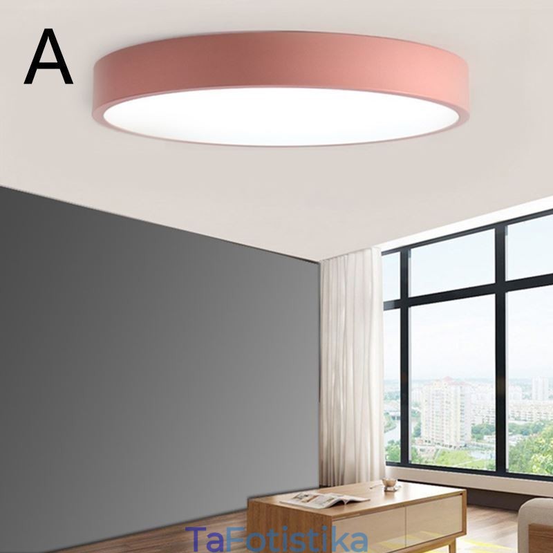 Σύγχρονο Flush Mount Εξαιρετικά Λεπτό Φωτιστικό Οροφής Στρογγυλό Φωτιστικό