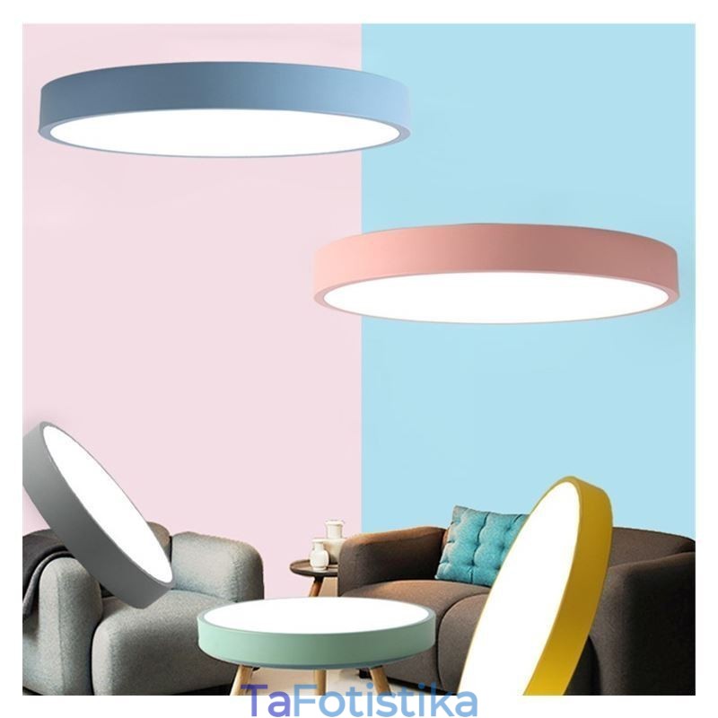 Σύγχρονο Flush Mount Εξαιρετικά Λεπτό Φωτιστικό Οροφής Στρογγυλό Φωτιστικό