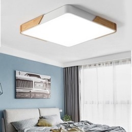 Φωτιστικό οροφής Ξύλινου πλαισίου Simple Flush Mount Φωτιστικό Dinging Super Thin Design