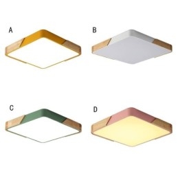 Φωτιστικό οροφής Ξύλινου πλαισίου Simple Flush Mount Φωτιστικό Dinging Super Thin Design