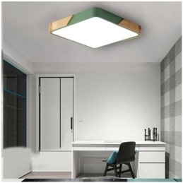 Φωτιστικό οροφής Ξύλινου πλαισίου Simple Flush Mount Φωτιστικό Dinging Super Thin Design