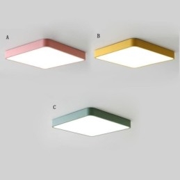Simlpe Flush Mount Thin Square Light Φωτιστικό οροφής εξοικονόμησης ενέργειας