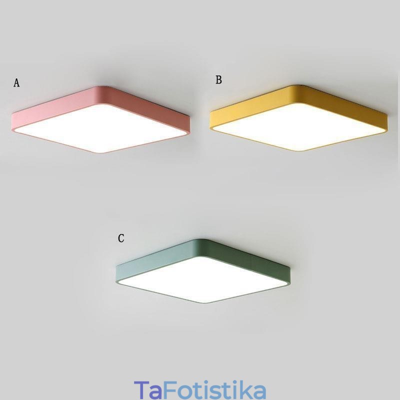 Simlpe Flush Mount Thin Square Light Φωτιστικό οροφής εξοικονόμησης ενέργειας