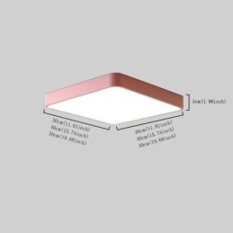 Simlpe Flush Mount Thin Square Light Φωτιστικό οροφής εξοικονόμησης ενέργειας