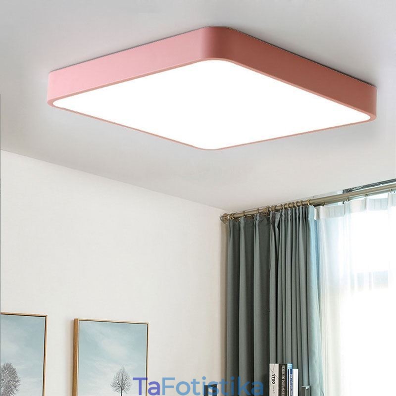 Simlpe Flush Mount Thin Square Light Φωτιστικό οροφής εξοικονόμησης ενέργειας