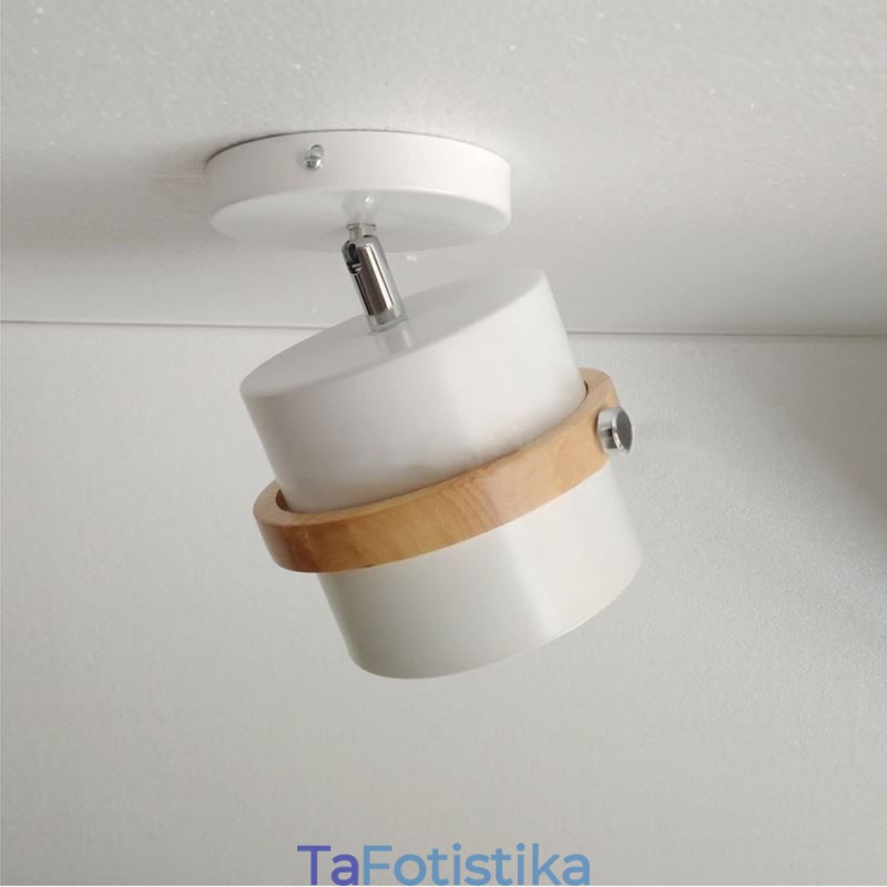 Στρογγυλό Macaron Spotlight Χρωματικό Φωτιστικό Οροφής (Μονόφωτο)