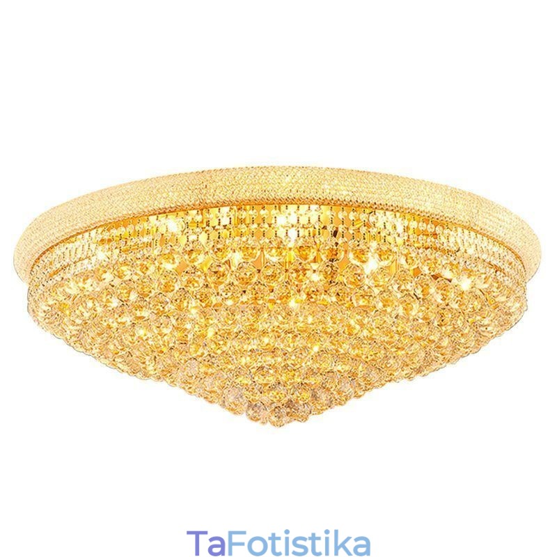 European Flush Mount Light Πολυτελές κρυστάλλινο φωτιστικό οροφής
