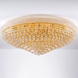 European Flush Mount Light Πολυτελές κρυστάλλινο φωτιστικό οροφής