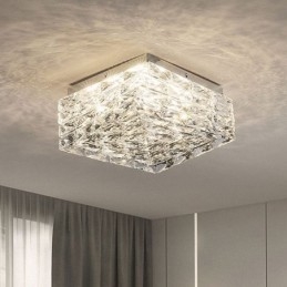 Κρυστάλλινο φωτιστικό οροφής Flush Mount Three Color Dimmable