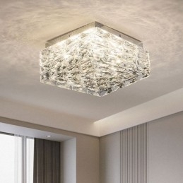 Κρυστάλλινο φωτιστικό οροφής Flush Mount Three Color Dimmable