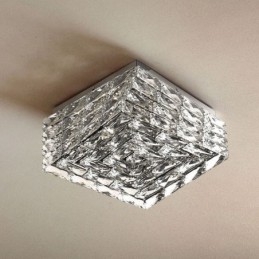Κρυστάλλινο φωτιστικό οροφής Flush Mount Three Color Dimmable