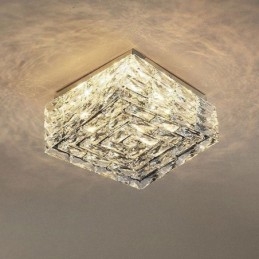 Κρυστάλλινο φωτιστικό οροφής Flush Mount Three Color Dimmable