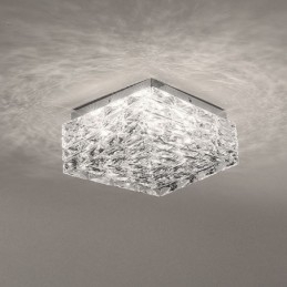 Κρυστάλλινο φωτιστικό οροφής Flush Mount Three Color Dimmable