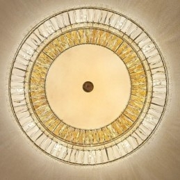 Crystal Flush Mount Στρογγυλό κρύσταλλο διακοσμητικό φωτιστικό οροφής