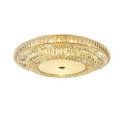 Crystal Flush Mount Στρογγυλό κρύσταλλο διακοσμητικό φωτιστικό οροφής