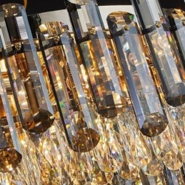 Crystal Flush Mount Simple Μοντέρνο Φωτιστικό Τραπεζαρίας Στρογγυλό Φωτιστικό Οροφής