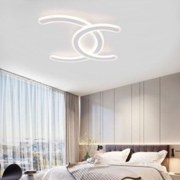 Ακρυλικό φωτιστικό οροφής με μοντέρνο Simple Flush Mount Letter C