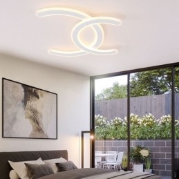 Ακρυλικό φωτιστικό οροφής με μοντέρνο Simple Flush Mount Letter C