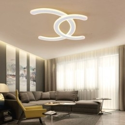 Ακρυλικό φωτιστικό οροφής με μοντέρνο Simple Flush Mount Letter C