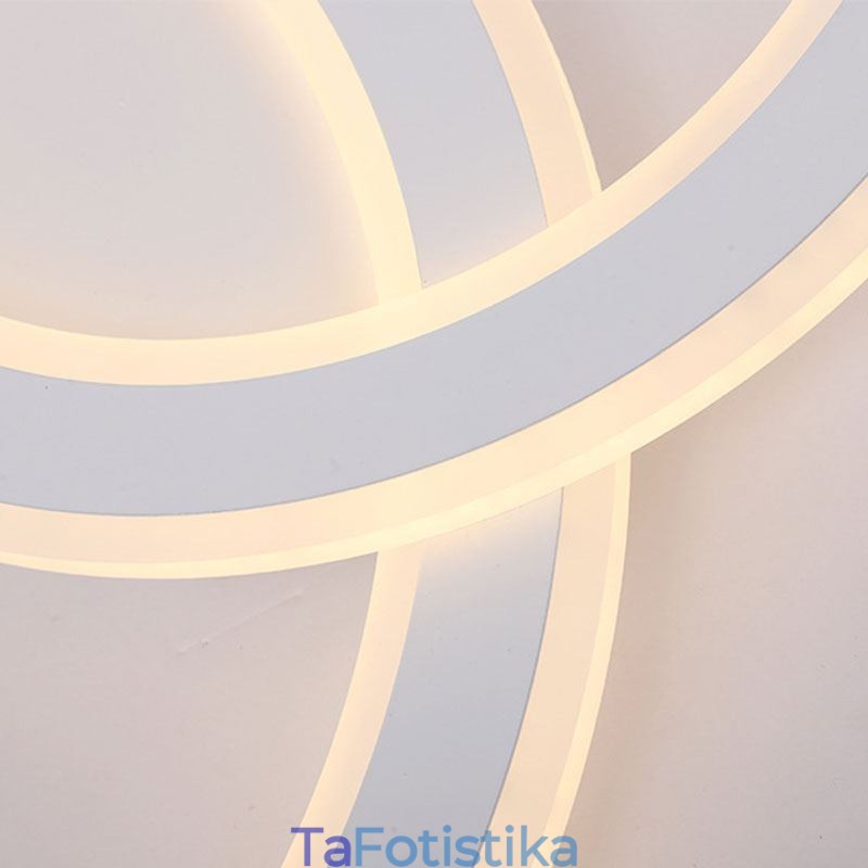 Ακρυλικό φωτιστικό οροφής με μοντέρνο Simple Flush Mount Letter C