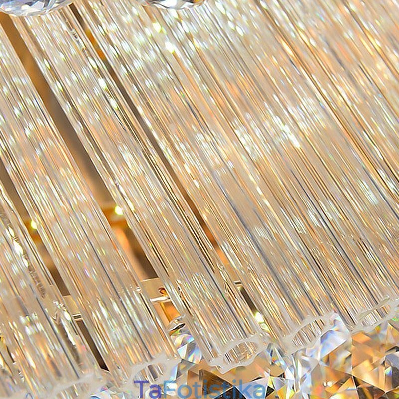 Κρυστάλλινος πολυέλαιος European Flush Mount Square